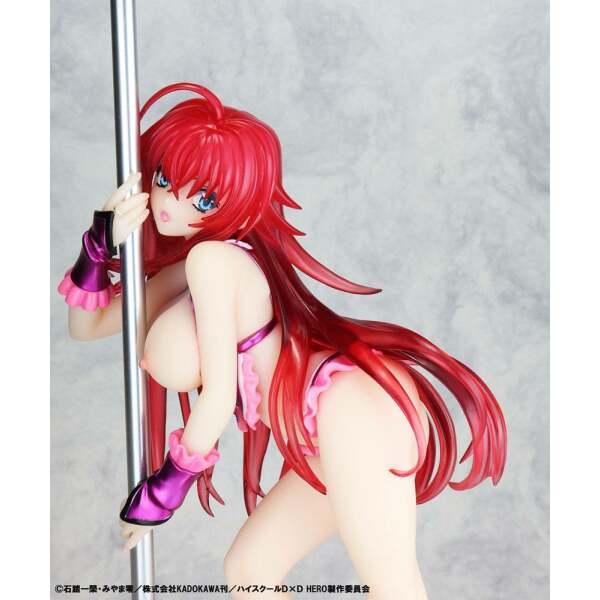 Estatua Rias Gremory Pole Dance Ver Purple Color High School DxD 1/7 20 cm - Collector4u.com