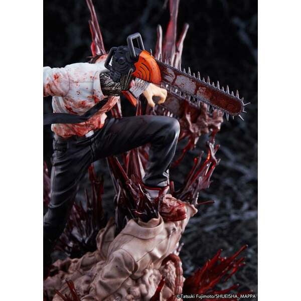 Estatua Chainsaw Man PVC 1/7 28 cm - Collector4u.com