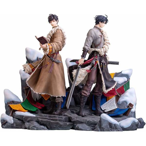 Estatuas Wu Xie Zhang Qiling Floating Life In Tibet Time Raiders Ver Special Set Pvc 1 7 28 Cm