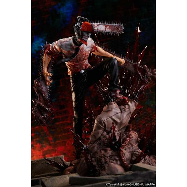 Estatua Chainsaw Man PVC 1/7 28 cm - Collector4u.com