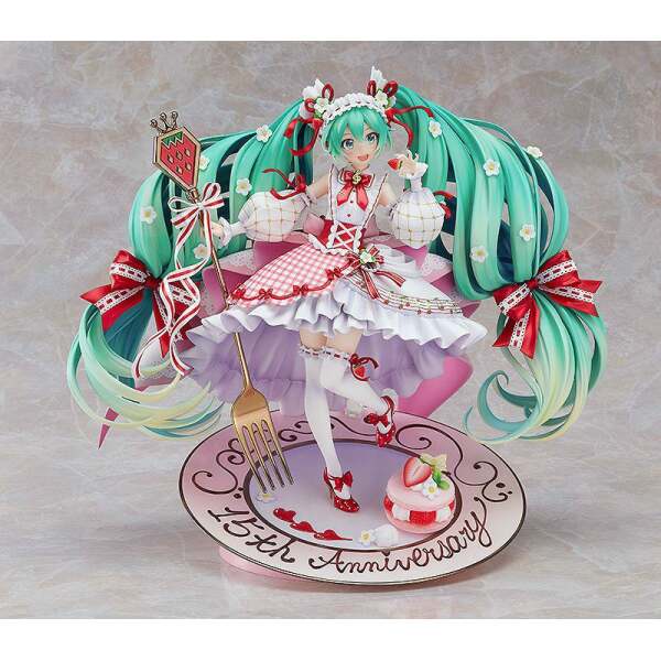 Estatua Hatsune Miku 15th Anniversary Ver Character Vocal Series 01: Hatsune Miku 1/7 29 cm - Collector4u.com