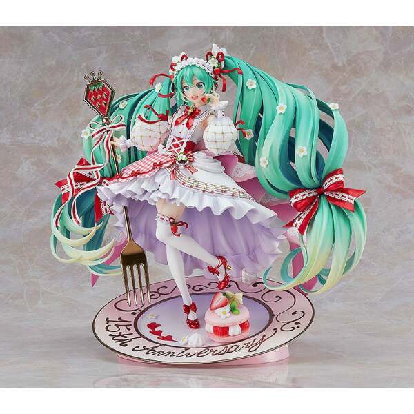 Estatua Hatsune Miku 15th Anniversary Ver Character Vocal Series 01: Hatsune Miku 1/7 29 cm - Collector4u.com