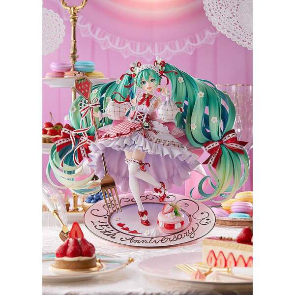 Estatua Hatsune Miku 15th Anniversary Ver Character Vocal Series 01: Hatsune Miku 1/7 29 cm - Collector4u.com