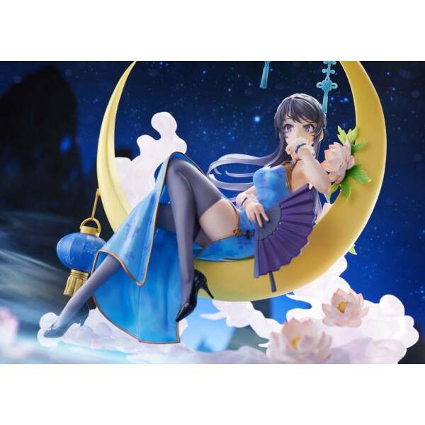 Estatua Mai Sakurajima Rascal Does Not Dream of Bunny Girl Senpai PVC 1/7 Chinese Dress Ver. 25 cm - Collector4u.com