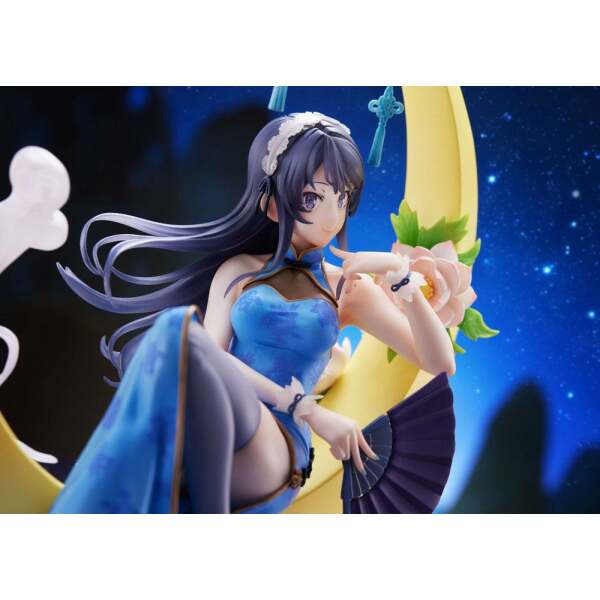 Estatua Mai Sakurajima Rascal Does Not Dream of Bunny Girl Senpai PVC 1/7 Chinese Dress Ver. 25 cm - Collector4u.com