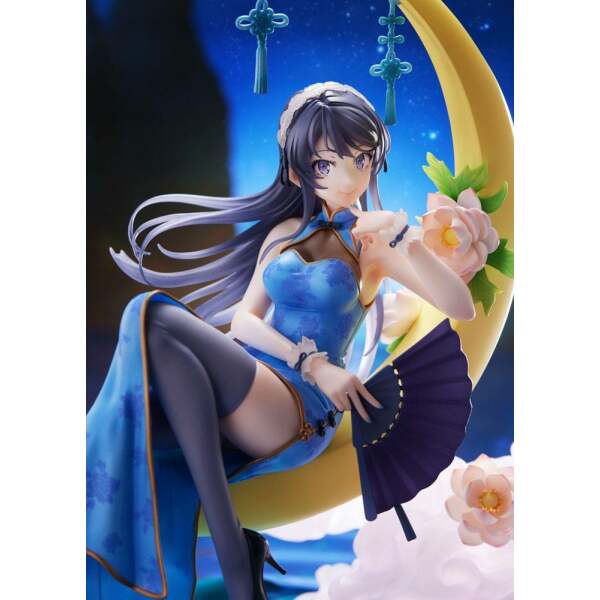 Estatua Mai Sakurajima Rascal Does Not Dream of Bunny Girl Senpai PVC 1/7 Chinese Dress Ver. 25 cm - Collector4u.com