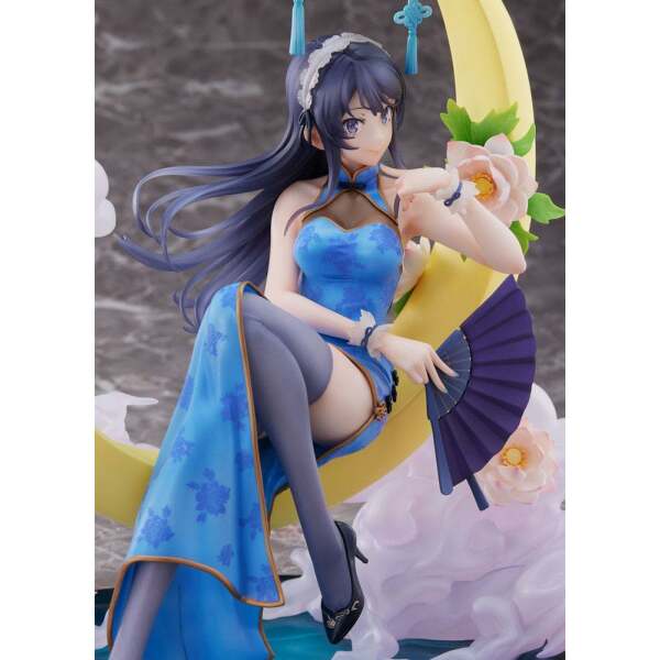 Estatua Mai Sakurajima Rascal Does Not Dream of Bunny Girl Senpai PVC 1/7 Chinese Dress Ver. 25 cm - Collector4u.com