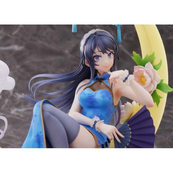 Estatua Mai Sakurajima Rascal Does Not Dream of Bunny Girl Senpai PVC 1/7 Chinese Dress Ver. 25 cm - Collector4u.com