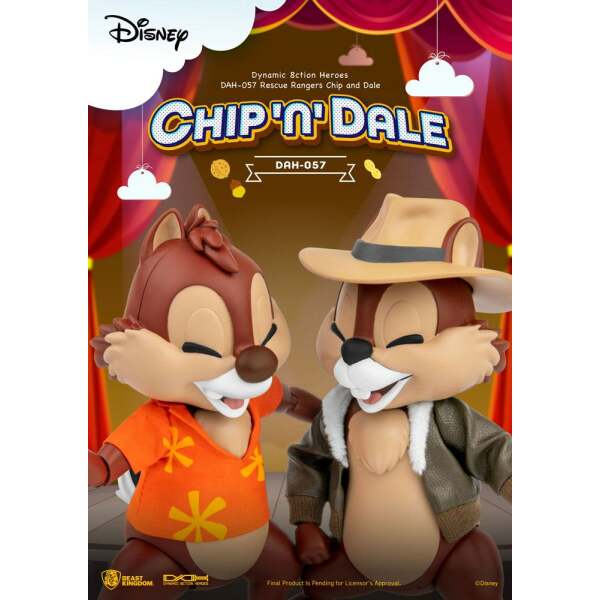 Figura Dynamic 8ction Heroes 1/9 Chip & Dale Chip y Chop: Guardianes rescatadores 10 cm - Collector4u.com