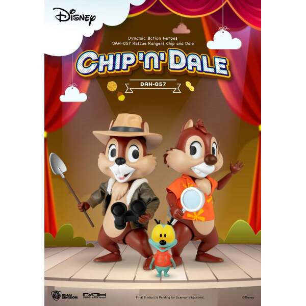 Figura Dynamic 8ction Heroes 1/9 Chip & Dale Chip y Chop: Guardianes rescatadores 10 cm - Collector4u.com