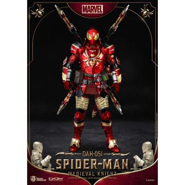 Figura Dynamic 8ction Heroes 1 9 Medieval Knight Iron Man Marvel 20 Cm