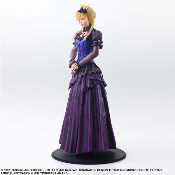 Estatua Cloud Strife Dress Final Fantasy VII Remake Static Arts Gallery Ver. 28 cm - Collector4u.com