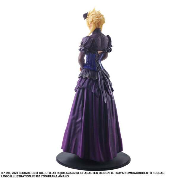 Estatua Cloud Strife Dress Final Fantasy VII Remake Static Arts Gallery Ver. 28 cm - Collector4u.com