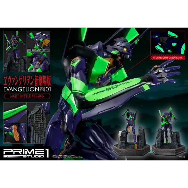 Estatua Evangelion Test Type-01 Neon Genesis Evangelion Night Battle Version 77 cm - Collector4u.com