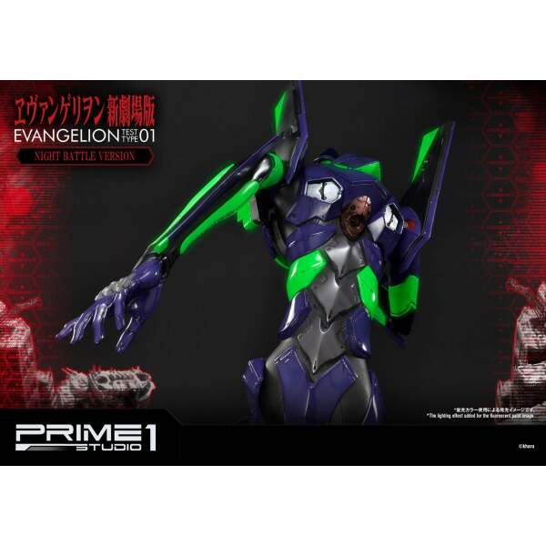 Estatua Evangelion Test Type-01 Neon Genesis Evangelion Night Battle Version 77 cm - Collector4u.com