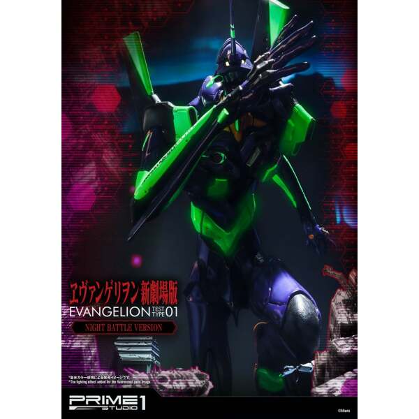 Estatua Evangelion Test Type-01 Neon Genesis Evangelion Night Battle Version 77 cm - Collector4u.com