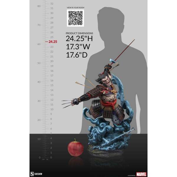 Estatua Premium Format Wolverine: Ronin Marvel 61 cm - Collector4u.com