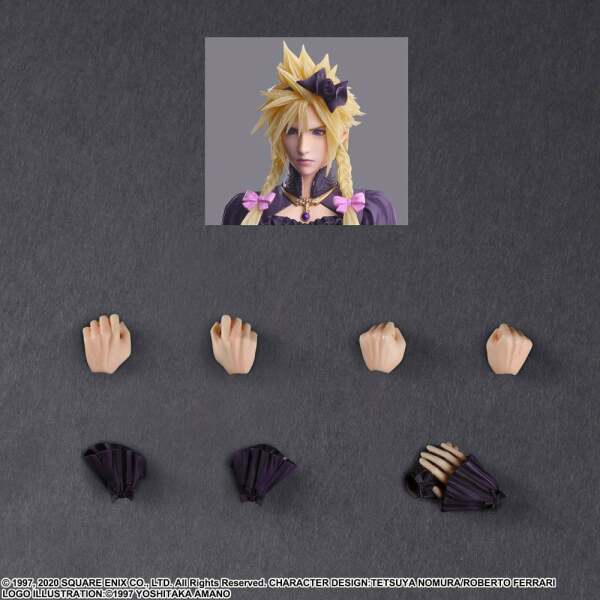 Figura Cloud Strife Dress Final Fantasy VII Remake Play Arts Kai Ver. 28 cm - Collector4u.com