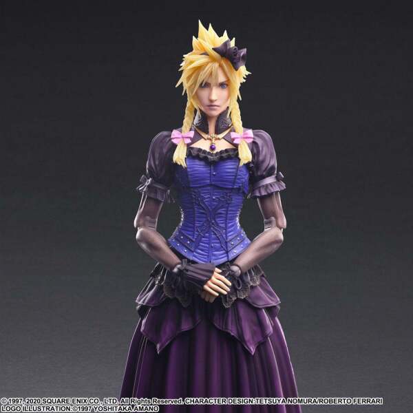 Figura Cloud Strife Dress Final Fantasy VII Remake Play Arts Kai Ver. 28 cm - Collector4u.com