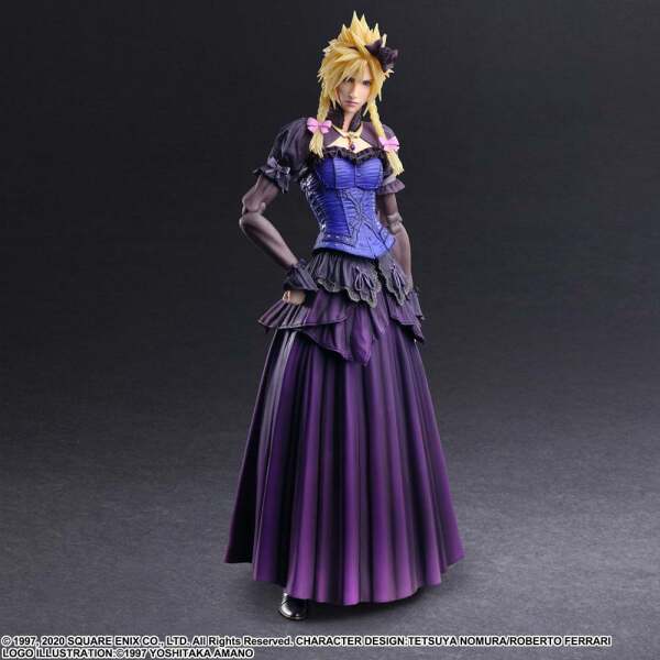 Figura Cloud Strife Dress Final Fantasy VII Remake Play Arts Kai Ver. 28 cm - Collector4u.com