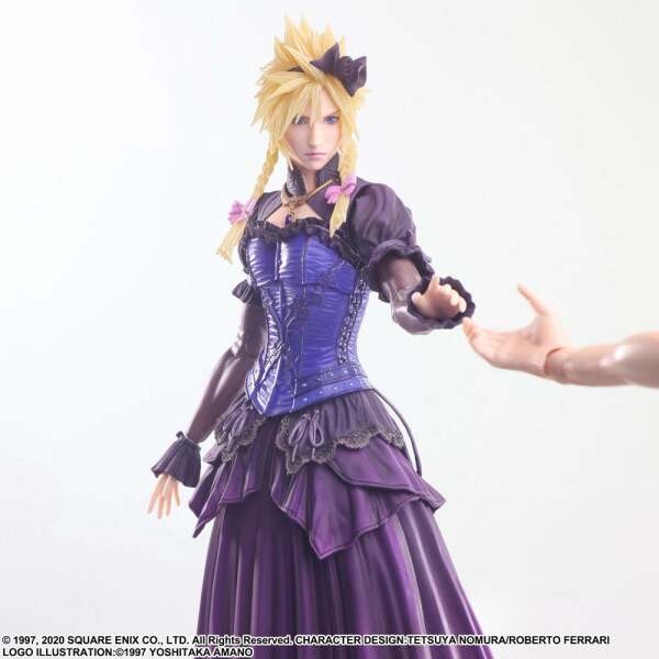 Figura Cloud Strife Dress Final Fantasy VII Remake Play Arts Kai Ver. 28 cm - Collector4u.com