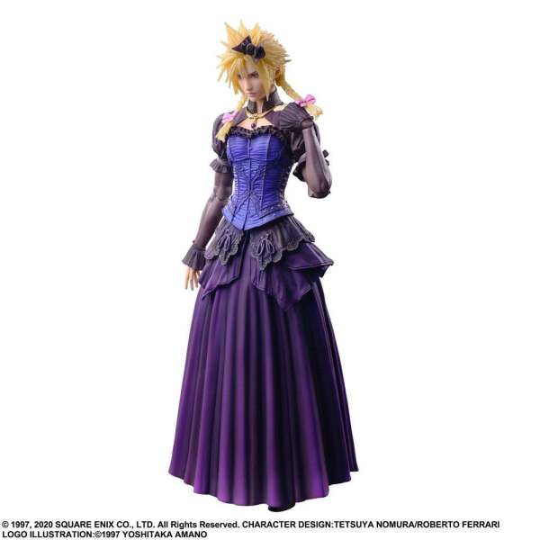 Figura Cloud Strife Dress Final Fantasy VII Remake Play Arts Kai Ver. 28 cm - Collector4u.com