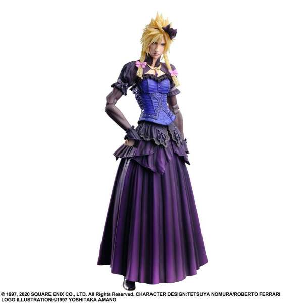 Figura Cloud Strife Dress Final Fantasy VII Remake Play Arts Kai Ver. 28 cm - Collector4u.com