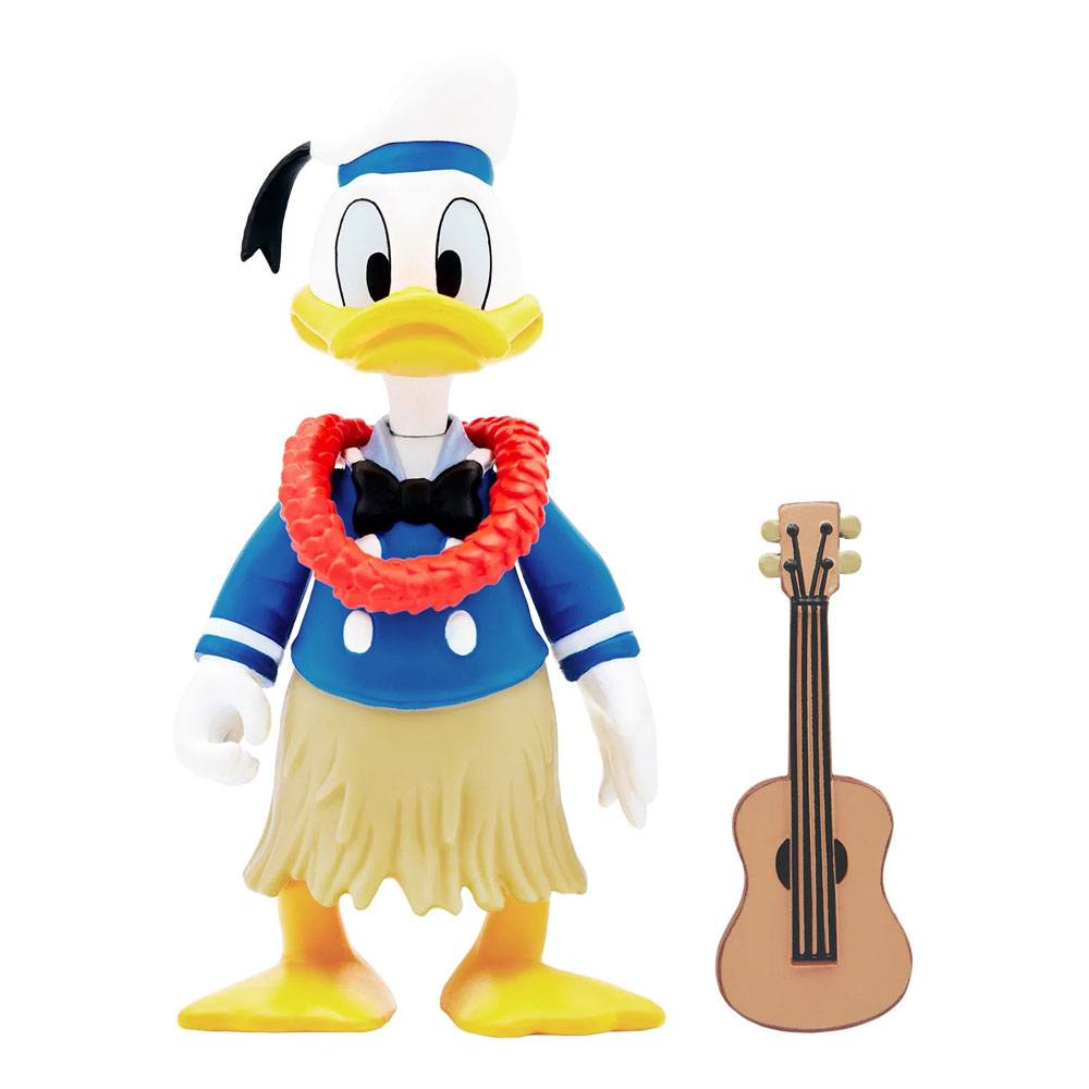 Figura Donald Duck Hawaiian Holiday Disney ReAction Wave 2 Vintage Collection 10 cm