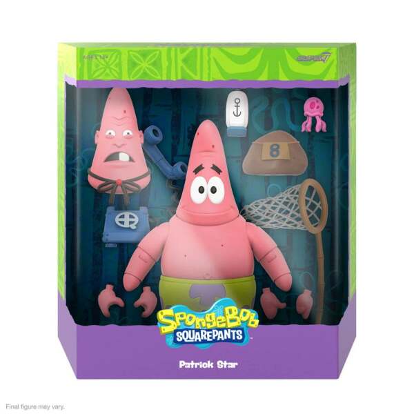 Figura Ultimates Patrick Bob Esponja 18 cm - Collector4u.com