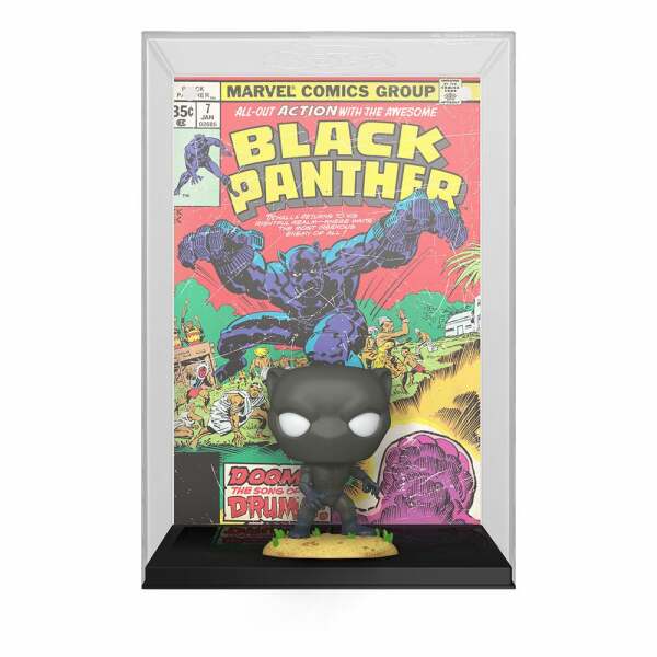 Funko Black Panther Marvel POP! Comic Cover Vinyl Figura 9 cm - Collector4u.com