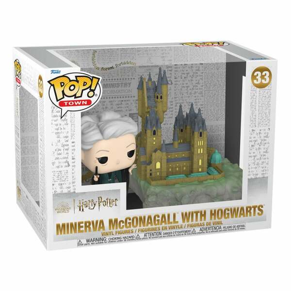 Funko Figura Minerva w/Hogwarts Harry Potter – Chamber of Secrets Anniversary POP! Town Vinyl 9 cm - Collector4u.com