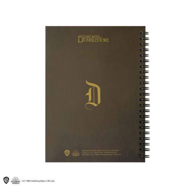 Libreta A5 Dumbledore Family Crest Animales fantásticos - Collector4u.com