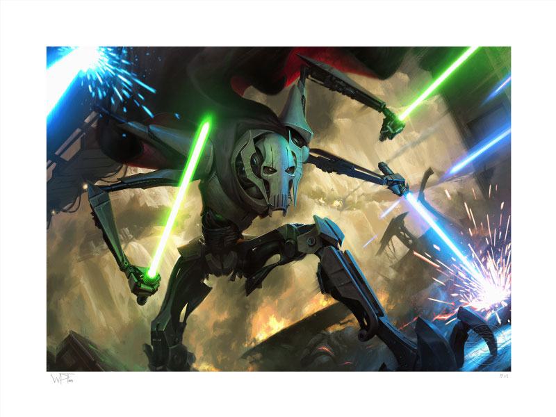 Litografia General Grievous Star Wars 46 x 61 cm