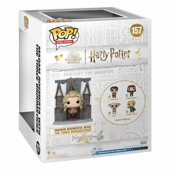 Funko Hogsmeade – 3 Broomsticks w/Madam Rosmerta Harry Potter – Chamber of Secrets Anniversary POP! Deluxe Vinyl Figura 9 cm - Collector4u.com