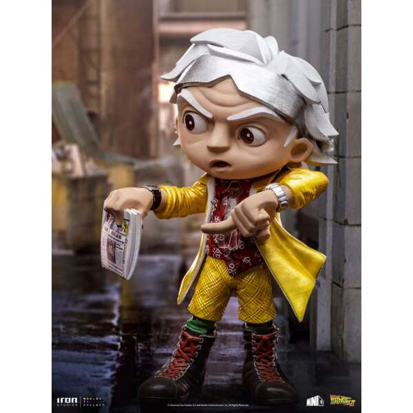 Minifigura Doc Brown Regreso al Futuro II Mini Co. PVC 15 cm - Collector4u.com