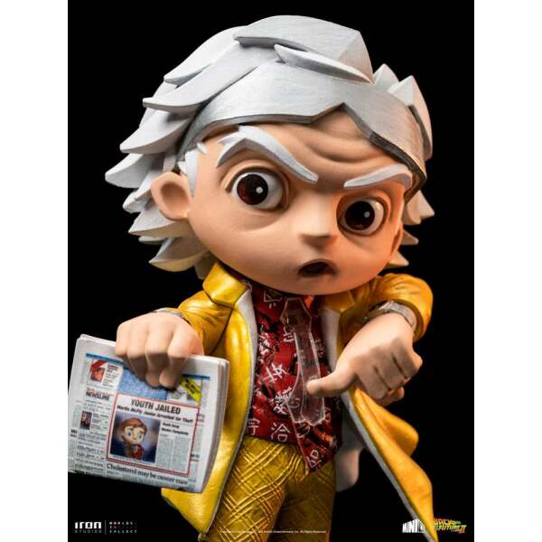 Minifigura Doc Brown Regreso al Futuro II Mini Co. PVC 15 cm - Collector4u.com