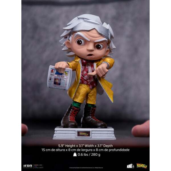 Minifigura Doc Brown Regreso al Futuro II Mini Co. PVC 15 cm - Collector4u.com