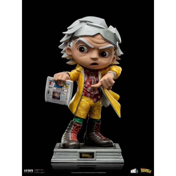 Minifigura Doc Brown Regreso al Futuro II Mini Co. PVC 15 cm - Collector4u.com