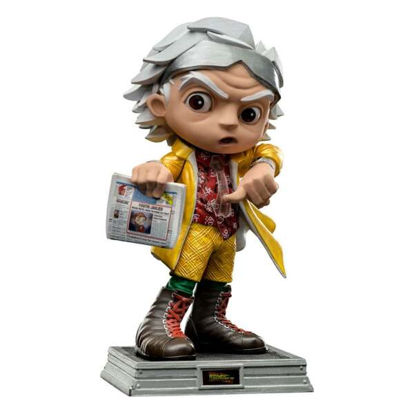 Minifigura Doc Brown Regreso al Futuro II Mini Co. PVC 15 cm - Collector4u.com