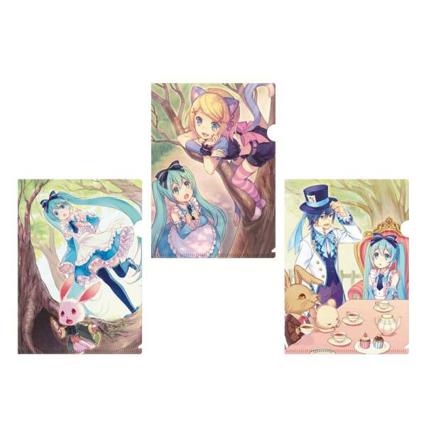 Vocaloid Set De 3 Fundas Transparentes Characters