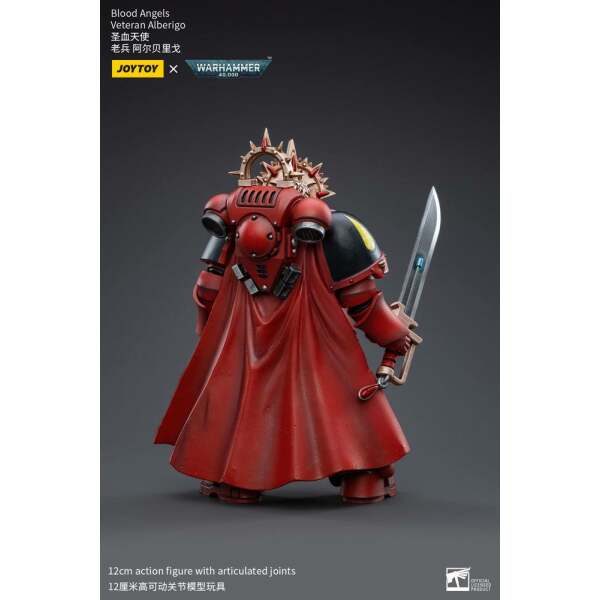 Figura 1/18 Blood Angels Veteran Alberigo Warhammer 40k 12 cm - Collector4u.com