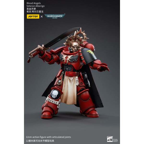 Figura 1/18 Blood Angels Veteran Alberigo Warhammer 40k 12 cm - Collector4u.com