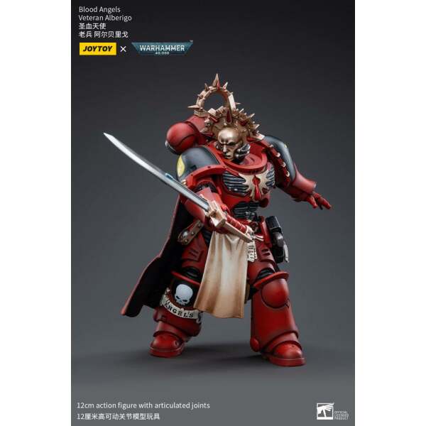 Figura 1/18 Blood Angels Veteran Alberigo Warhammer 40k 12 cm - Collector4u.com