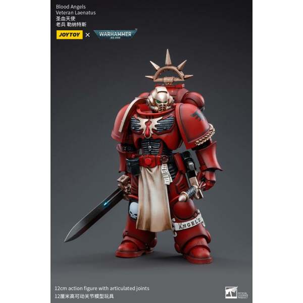 Figura 1/18 Blood Angels Veteran Laenatus Warhammer 40k 12 cm - Collector4u.com