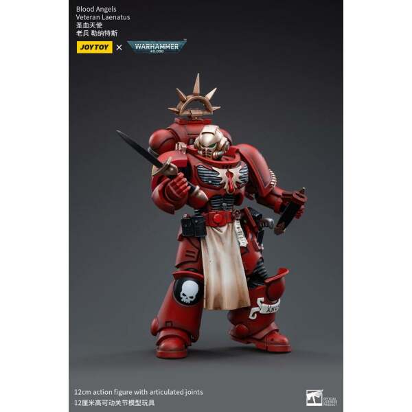 Figura 1/18 Blood Angels Veteran Laenatus Warhammer 40k 12 cm - Collector4u.com