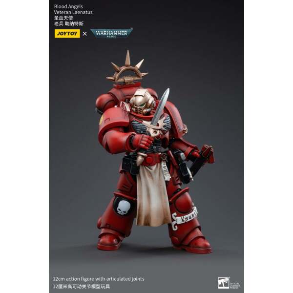 Figura 1/18 Blood Angels Veteran Laenatus Warhammer 40k 12 cm - Collector4u.com