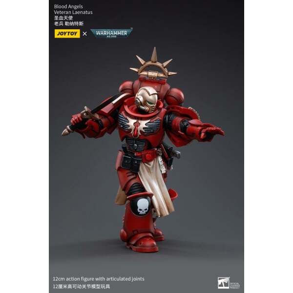 Figura 1/18 Blood Angels Veteran Laenatus Warhammer 40k 12 cm - Collector4u.com