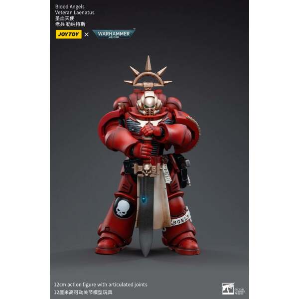 Figura 1/18 Blood Angels Veteran Laenatus Warhammer 40k 12 cm - Collector4u.com