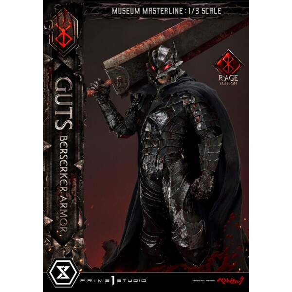 Estatua Guts Berserker Armor Rage Edition Berserk Museum Masterline 1/3 121 cm - Collector4u.com