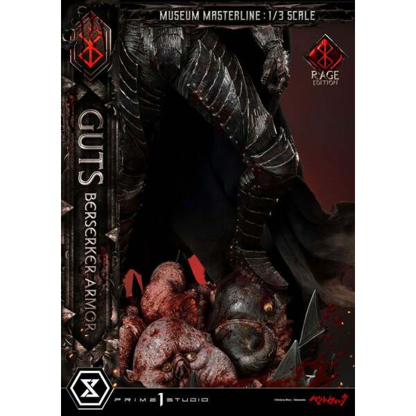 Estatua Guts Berserker Armor Rage Edition Berserk Museum Masterline 1/3 121 cm - Collector4u.com